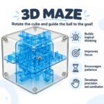 Loginis 3D labirinto kubas su rutuliuku – Paveikslėlis 5
