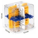 Loginis žaislas 3D kubas-labirintas su rutuliuku – Paveikslėlis 2
