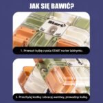 Loginis žaislas 3D labirinto kubas, žalias – Paveikslėlis 3