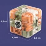 Loginis žaislas 3D labirinto kubas, žalias – Paveikslėlis 7