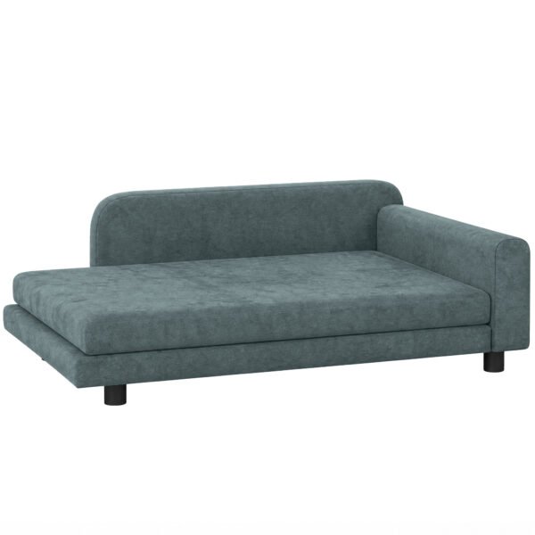 Ortopedinė šunų sofa XL su išimama pagalve ir 5 cm kojelėmis iki 35 kg šunims