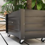 Pakeliama lysvė iš eglės medienos su ratukais, 89 x 48 x 47 cm – Paveikslėlis 9