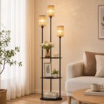 Pastatoma lempa su 3 lentynomis ir pintais gaubtais – Paveikslėlis 10