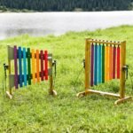 Pastatomi spalvoti universalūs garso vamzdžiai su lazdelėmis, 95 cm – Paveikslėlis 6