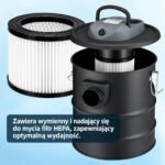 Pelenų siurblys 15 l, 800 w – Paveikslėlis 4