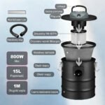 Pelenų siurblys 15 l, 800 w – Paveikslėlis 7