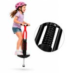 Pogo šokinėjimo lazda vaikams iki 80 kg, juoda – Paveikslėlis 7