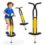 Pogo lazda vaikams iki 80 kg su plienine konstrukcija