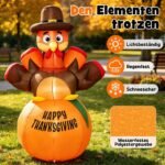 Pripučiamas kalakutas su moliūgu Padėkos dienos šventei (Oranžinė) – Paveikslėlis 4