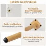 Rašomasis stalas su dviem stalčiais (Natūrali ir balta) – Paveikslėlis 3
