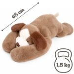 Sensorinis pliušinis šuniukas su 1,5 kg svoriu 65 cm – Paveikslėlis 7