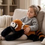 Sensorinis pliušinis žaislas panda 65 cm 2,5 kg – Paveikslėlis 5