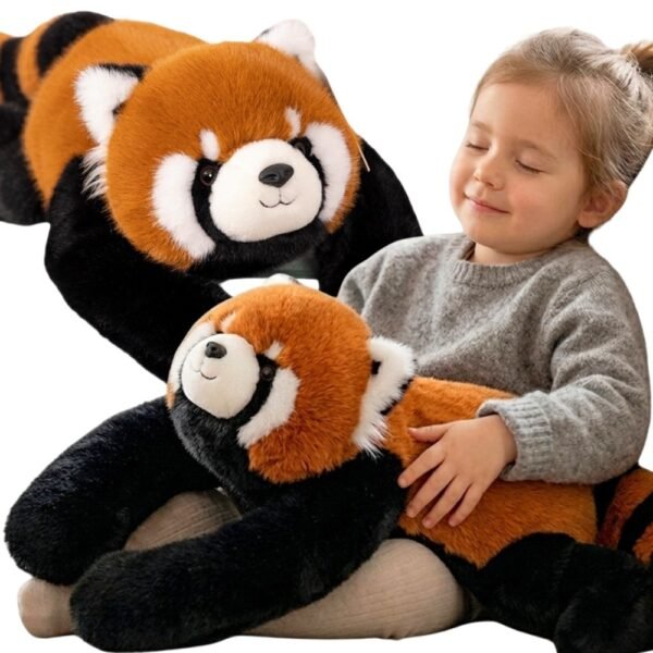 Sensorinis pliušinis žaislas panda 65 cm 2