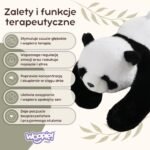 Sensorinis svorinis žaislas panda 2,5 kg – Paveikslėlis 3