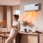 Sieninis keraminis šildytuvas 2000 W su Wi-Fi ir termostatu – Paveikslėlis 8