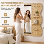 Sieninis slankiojamas veidrodis su perforuota laikymo lenta (Natūrali) – Paveikslėlis 5