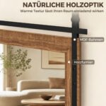 Sieninis veidrodis su stumdomų durų dekoru, 86,5 x 61 cm – Paveikslėlis 5