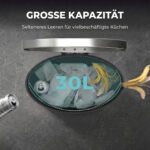 Šiukšliadėžė 30 l su pedalu, lėtai nusileidžiančiu dangčiu ir kvapų filtru – Paveikslėlis 6