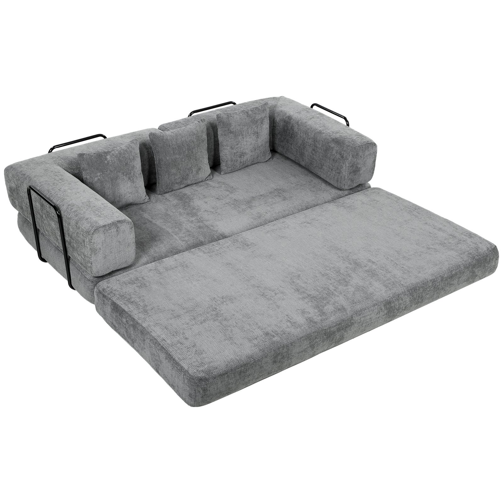 Sofa-lova 5-in-1 su 205 cm pločio miegama vieta ir putų užpildu Sofa-lova 5-in-1 su 205 cm pločio miegama vieta ir putų užpildu