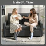 Sofa-lova dvivietė išskleidžiama su 3 padėčių atlošu ir šoninėmis kišenėmis – Paveikslėlis 7