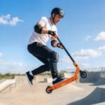 Stunt paspirtukas su aliuminio korpusu ir 360° Y formos vairu – Paveikslėlis 2