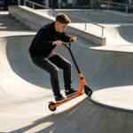 Stunt paspirtukas su aliuminio korpusu ir 360° Y formos vairu – Paveikslėlis 9