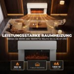 TV spintelė su elektriniu židiniu iki 55 colių televizoriui – Paveikslėlis 5