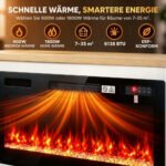 TV spintelė su elektriniu židiniu, skirta iki 55 colių televizoriams – Paveikslėlis 6