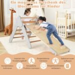 Vaikiškas 4-in-1 laipynių rinkinys su čiuožykla (Pilka) – Paveikslėlis 4