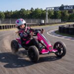 Vaikiškas elektrinis kartingas su 12V varikliais ir reguliuojama sėdyne – Paveikslėlis 10