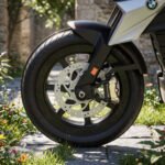 Vaikiškas elektrinis motociklas BMW su ličio jonų akumuliatoriumi ir pagalbiniais ratukais – Paveikslėlis 9