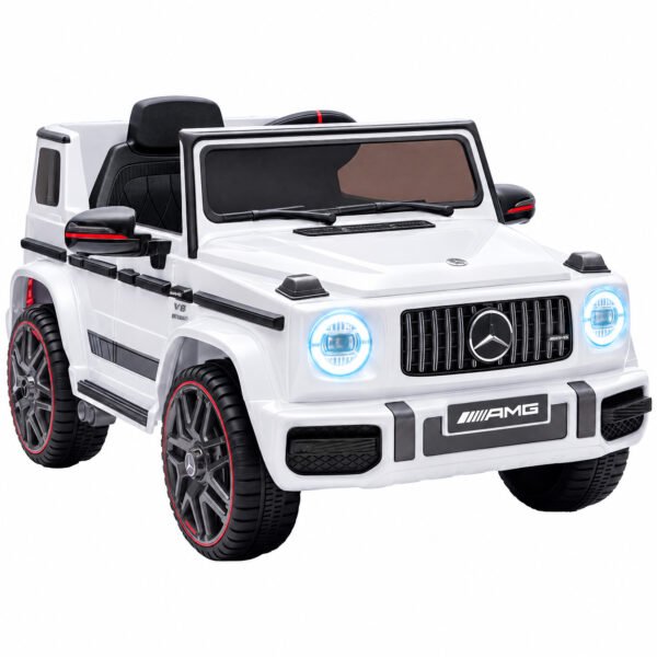 Vaikiškas elektromobilis „Mercedes-AMG G63“ su pulteliu ir 2 varikliais
