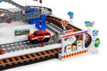 Žaislinių traukinių ir automobilių trasa su priedais, 108 elementai – Paveikslėlis 9