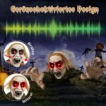 Zombio dekoracija su garso jutikliu (Žalia) – Paveikslėlis 5