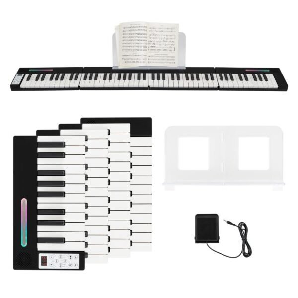 Elektroninis pianinas modulinis 88 klavišų (Juoda)